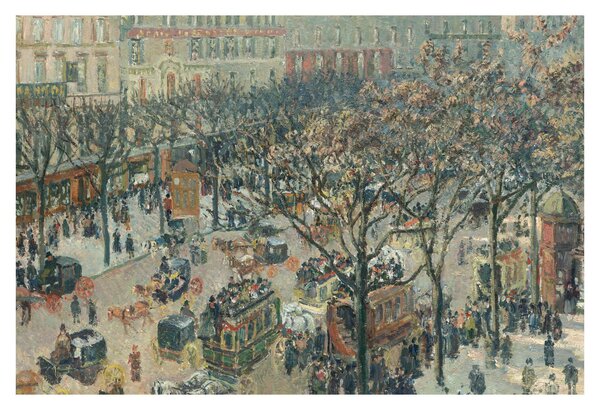 Tablou - Camille Pissarro, Boulevard des Italiens, Morning, Sunlight, reproducere (90x60 cm)
