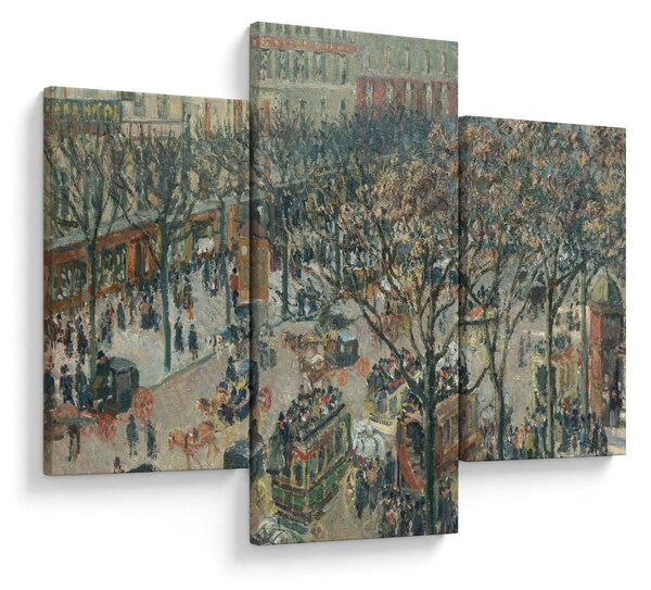 Tablou - Camille Pissarro, Boulevard des Italiens, Morning, Sunlight, reproducere (90x60 cm)