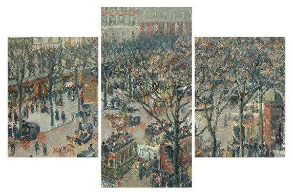 Tablou - Camille Pissarro, Boulevard des Italiens, Morning, Sunlight, reproducere (90x60 cm)