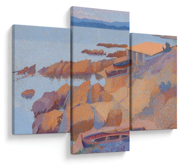 Tablou - Henri Edmond Cross, Calanque des Antibois, reproducere (90x60 cm)