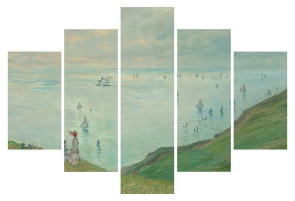 Tablou - Henri Fantin-Latour, Cliffs at Pourville, reproducere (150x105 cm)