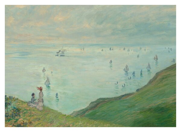 Tablou - Henri Fantin-Latour, Cliffs at Pourville, reproducere (70x50 cm)