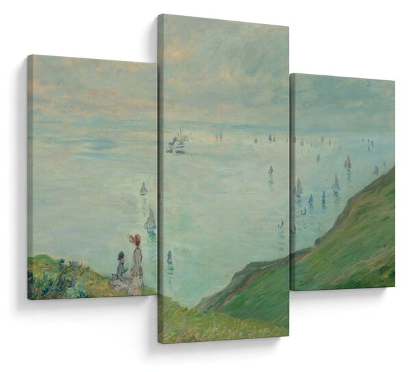 Tablou - Henri Fantin-Latour, Cliffs at Pourville, reproducere (90x60 cm)
