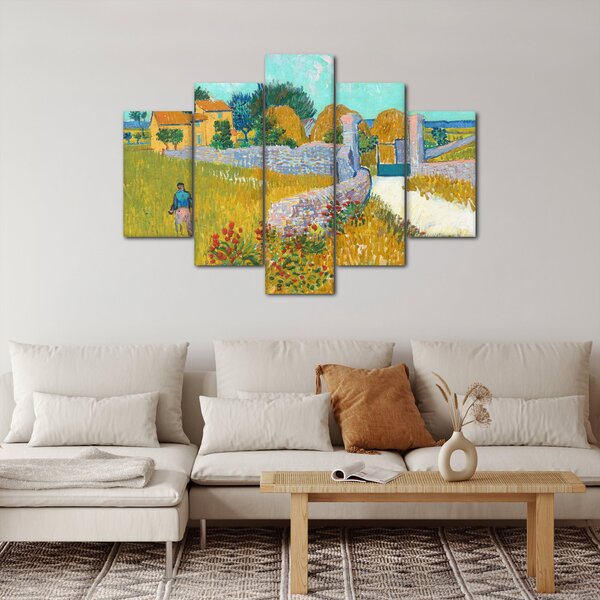Tablou - Vincent van Gogh, Farmhouse in Provence, reproducere (150x105 cm)