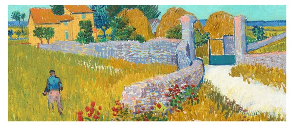 Tablou - Vincent van Gogh, Farmhouse in Provence, reproducere (120x50 cm)