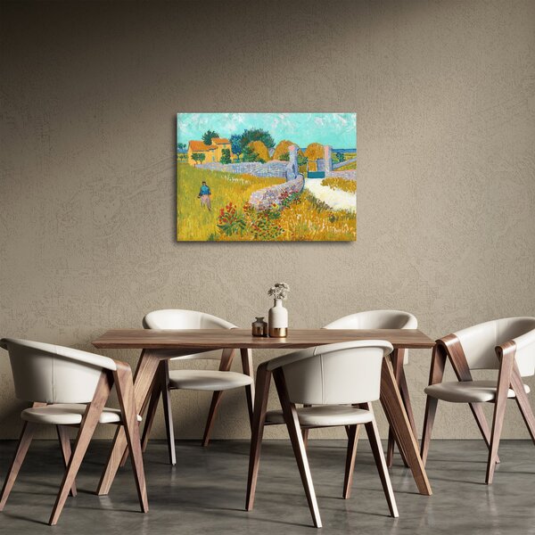 Tablou - Vincent van Gogh, Farmhouse in Provence, reproducere (70x50 cm)