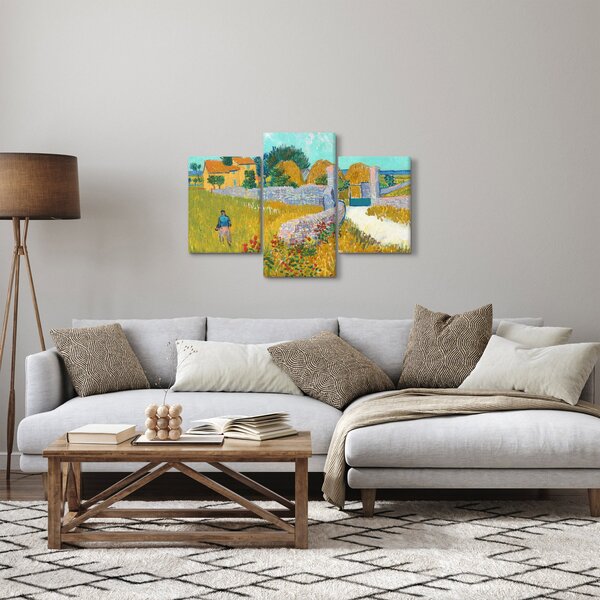 Tablou - Vincent van Gogh, Farmhouse in Provence, reproducere (90x60 cm)