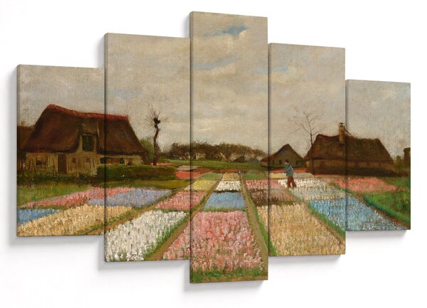 Tablou - Vincent van Gogh, Flower Beds in Holland, reproducere (150x105 cm)