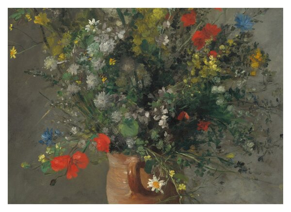 Tablou - Auguste Renoir, Flowers in a Vase, reproducere (70x50 cm)