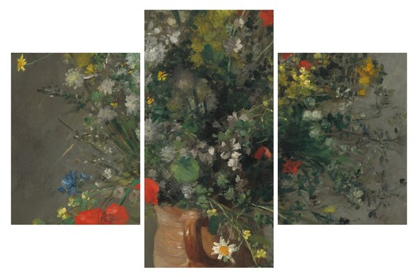 Tablou - Auguste Renoir, Flowers in a Vase, reproducere (90x60 cm)