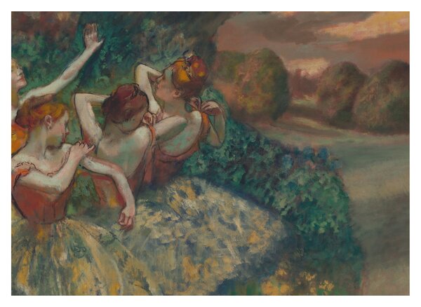 Tablou - Edgar Degas, Four Dancers, reproducere (70x50 cm)