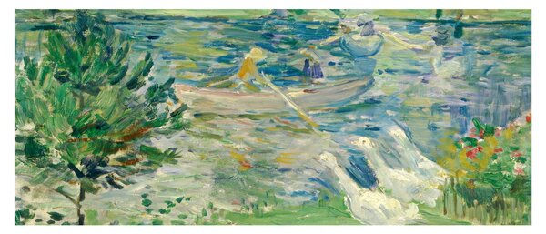 Tablou - Berthe Morisot, Girl in a Boat with Geese, reproducere (120x50 cm)