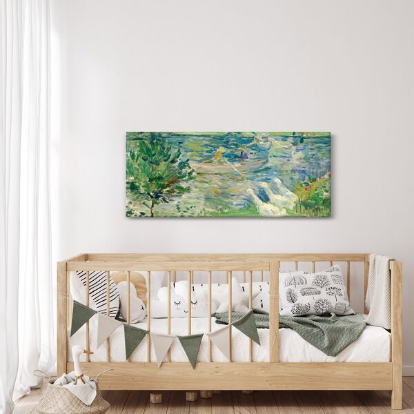 Tablou - Berthe Morisot, Girl in a Boat with Geese, reproducere (120x50 cm)