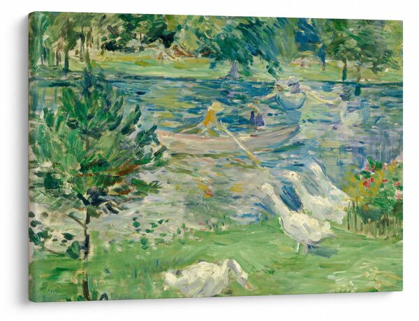 Tablou - Berthe Morisot, Girl in a Boat with Geese, reproducere (70x50 cm)
