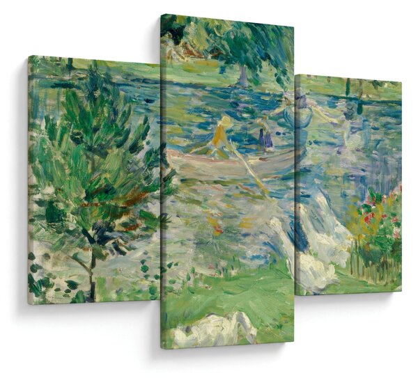 Tablou - Berthe Morisot, Girl in a Boat with Geese, reproducere (90x60 cm)