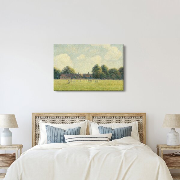 Tablou - Camille Pissarro, Hampton Court Green, reproducere (90x60 cm)
