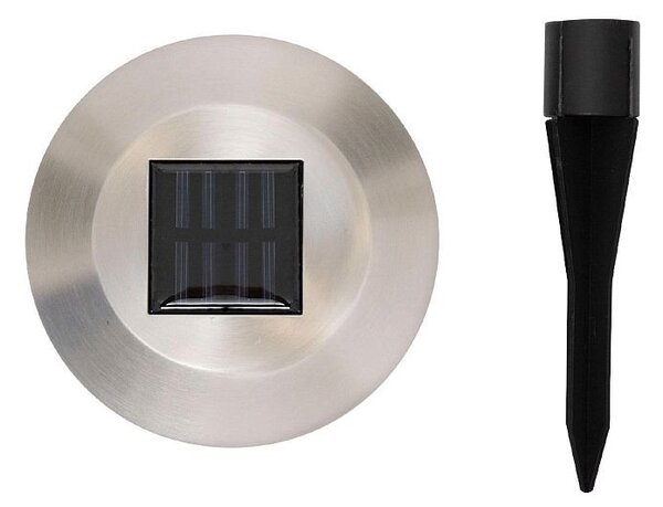 Lampa solara gradina, set 2 bucati tip tarus, LED cu schimbare de culoare, metal
