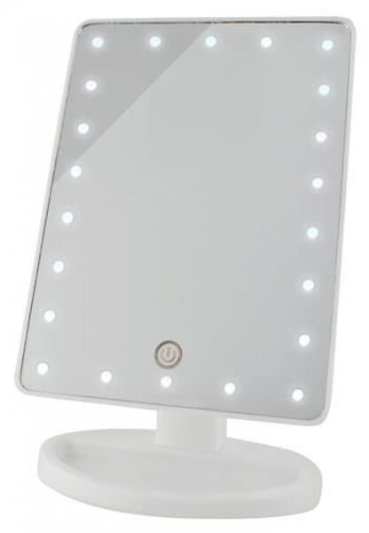 Oglindă cosmetică, iluminată LED, 22 Leduri, Alb