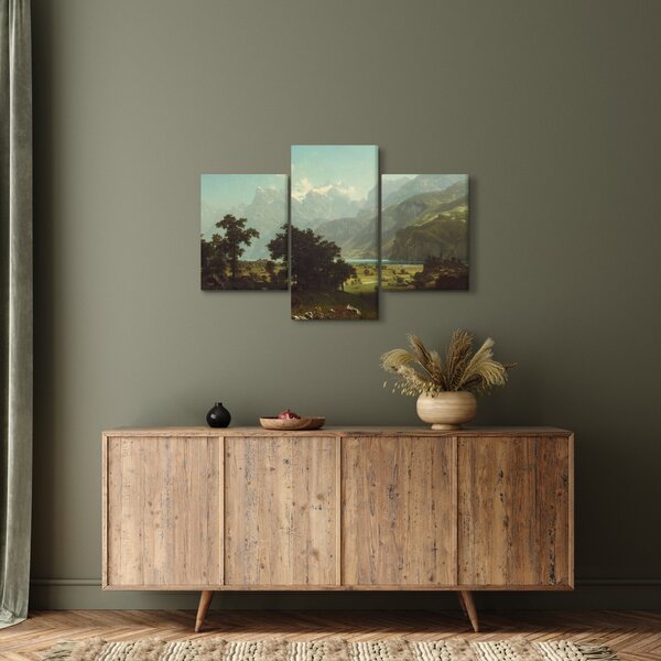 Tablou - Albert Bierstadt, Lake Lucerne, reproducere (90x60 cm)