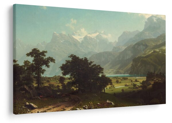 Tablou - Albert Bierstadt, Lake Lucerne, reproducere (90x60 cm)
