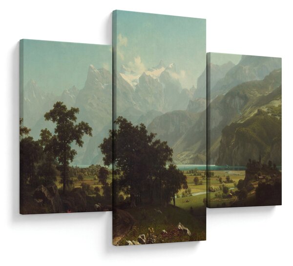 Tablou - Albert Bierstadt, Lake Lucerne, reproducere (90x60 cm)