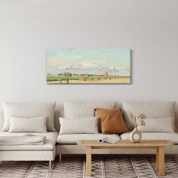 Tablou - Camille Pissarro, Landscape, Ile de France, reproducere (120x50 cm)