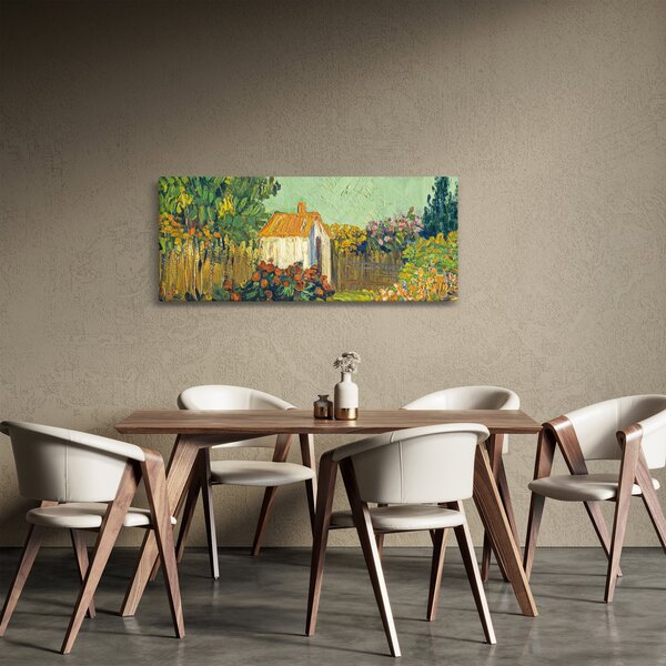 Tablou - Imitator of Vincent van Gogh, Landscape, reproducere (120x50 cm)