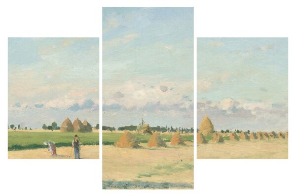 Tablou - Camille Pissarro, Landscape, Ile de France, reproducere (90x60 cm)