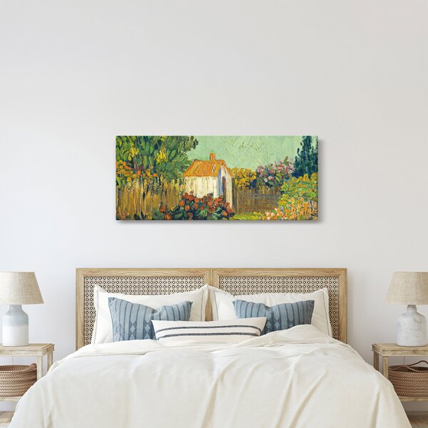 Tablou - Imitator of Vincent van Gogh, Landscape, reproducere (120x50 cm)