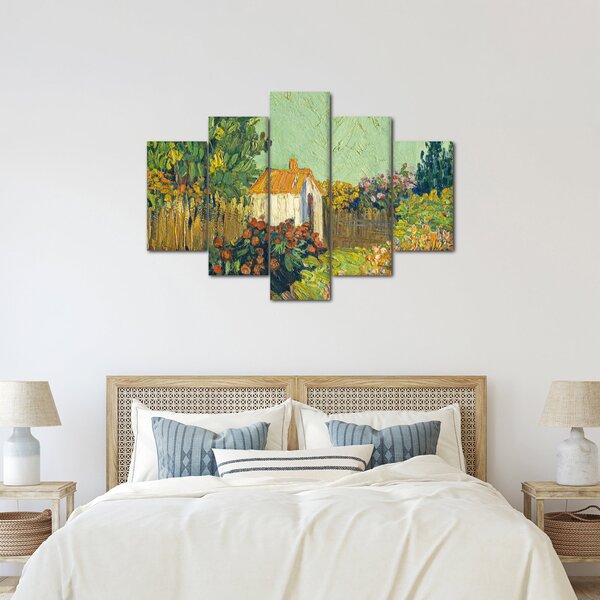 Tablou - Imitator of Vincent van Gogh, Landscape, reproducere (150x105 cm)