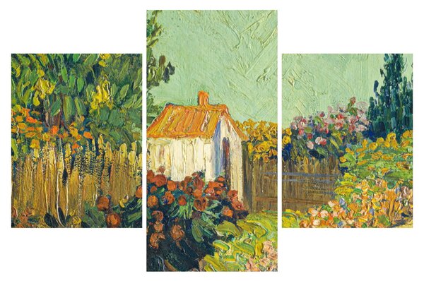 Tablou - Imitator of Vincent van Gogh, Landscape, reproducere (90x60 cm)