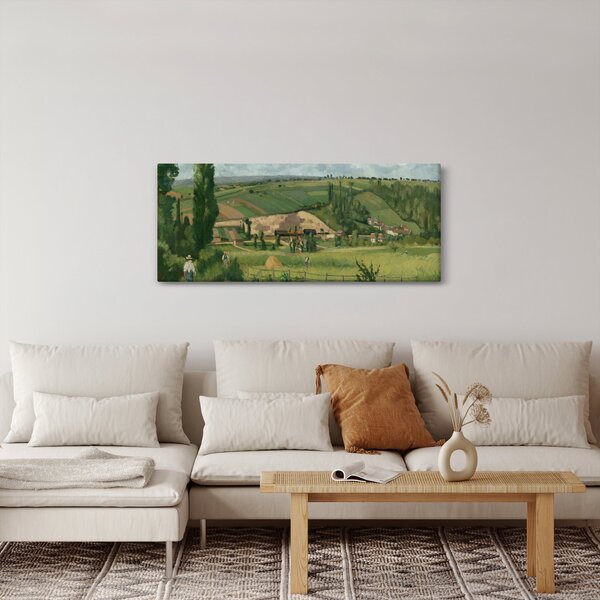Tablou - Camille Pissarro, Landscape at Les Pâtis, Pontoise, reproducere (120x50 cm)