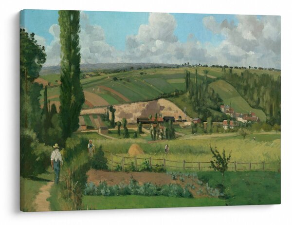 Tablou - Camille Pissarro, Landscape at Les Pâtis, Pontoise, reproducere (70x50 cm)