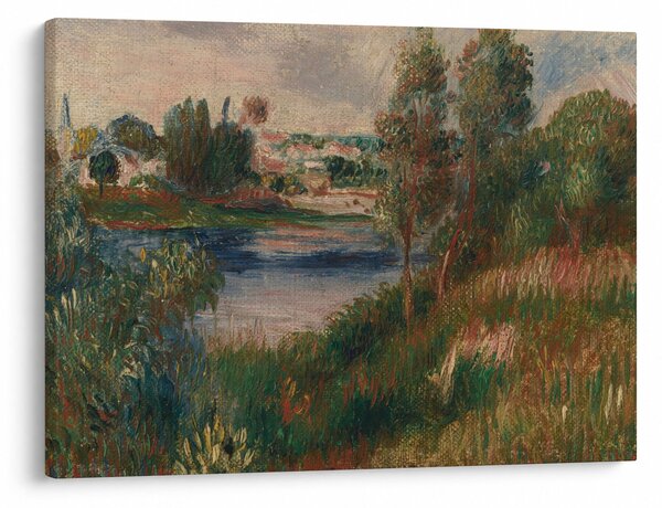 Tablou - Auguste Renoir, Landscape at Vetheuil, reproducere (70x50 cm)