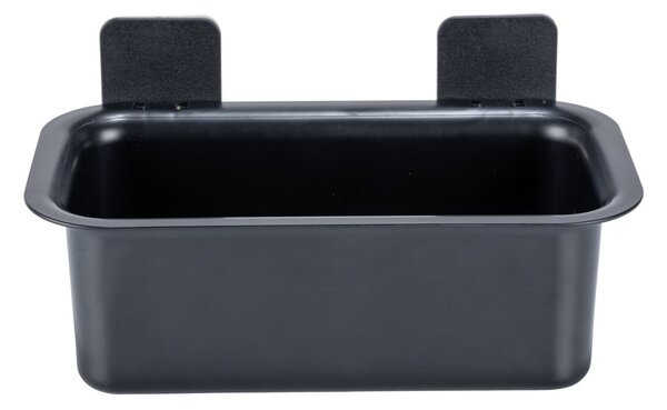 Raft pentru baie negru autoadeziv din plastic Parma – Allstar