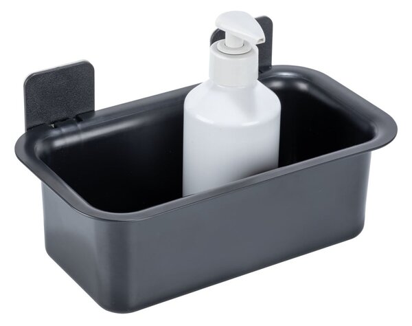 Raft pentru baie negru autoadeziv din plastic Parma – Allstar