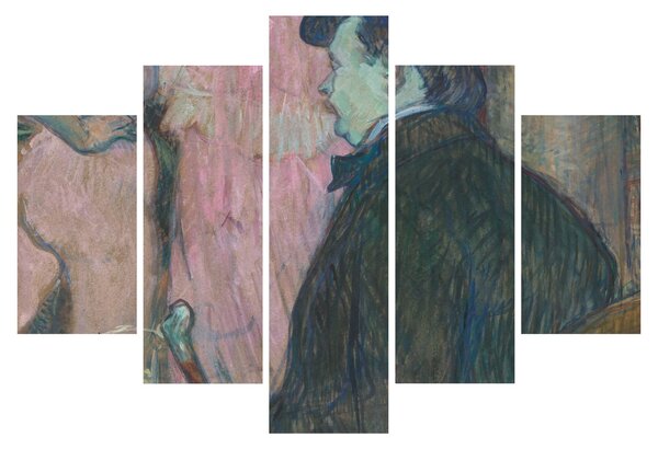Tablou - Henri de Toulouse-Lautrec, Maxime Dethomas, reproducere (150x105 cm)