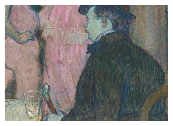 Tablou - Henri de Toulouse-Lautrec, Maxime Dethomas, reproducere (70x50 cm)