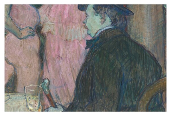 Tablou - Henri de Toulouse-Lautrec, Maxime Dethomas, reproducere (90x60 cm)