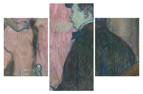 Tablou - Henri de Toulouse-Lautrec, Maxime Dethomas, reproducere (90x60 cm)