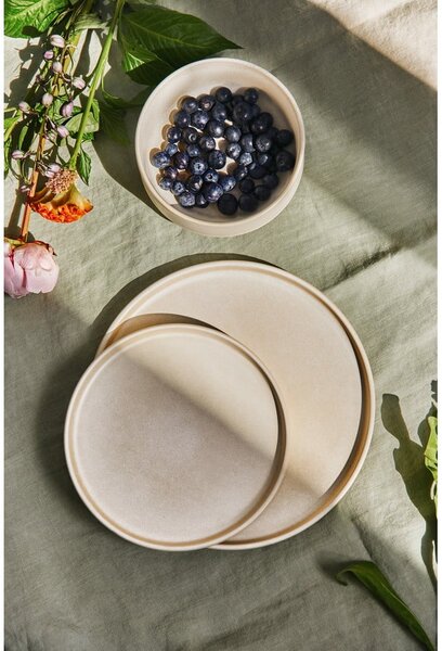 Set de 18 vase din gresie crem Bonami Selection Malia