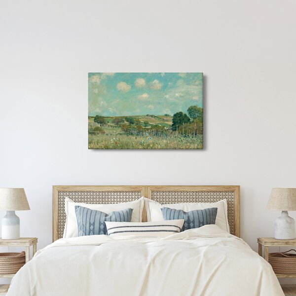 Tablou - Alfred Sisley, Meadow, reproducere (90x60 cm)