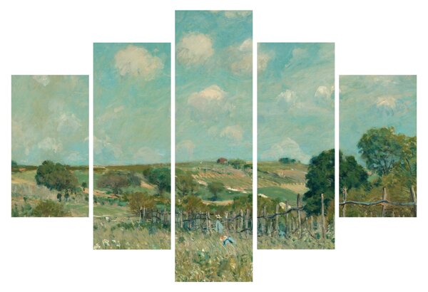 Tablou - Alfred Sisley, Meadow, reproducere (150x105 cm)