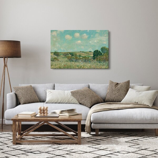 Tablou - Alfred Sisley, Meadow, reproducere (90x60 cm)