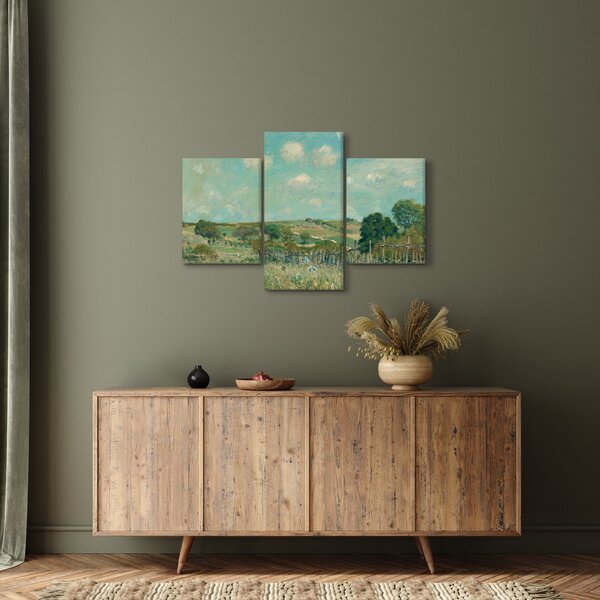 Tablou - Alfred Sisley, Meadow, reproducere (90x60 cm)