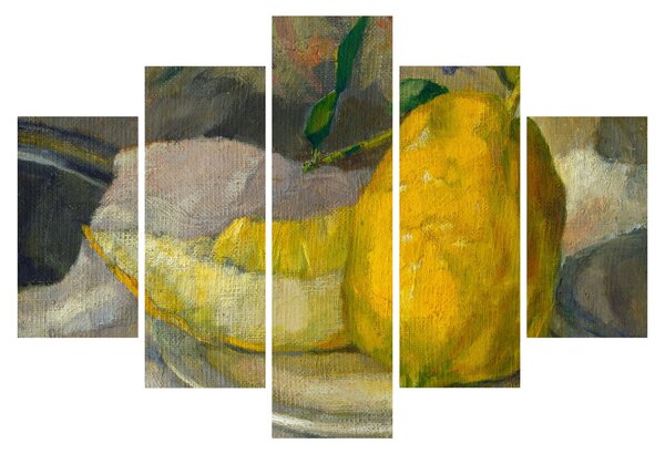 Tablou - French 19th Century, Melon and Lemon, reproducere (150x105 cm)
