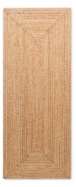 Covor tip traversă în culoare naturală reversibil/țesut manual din iută 80x200 cm Juno – Hanse Home