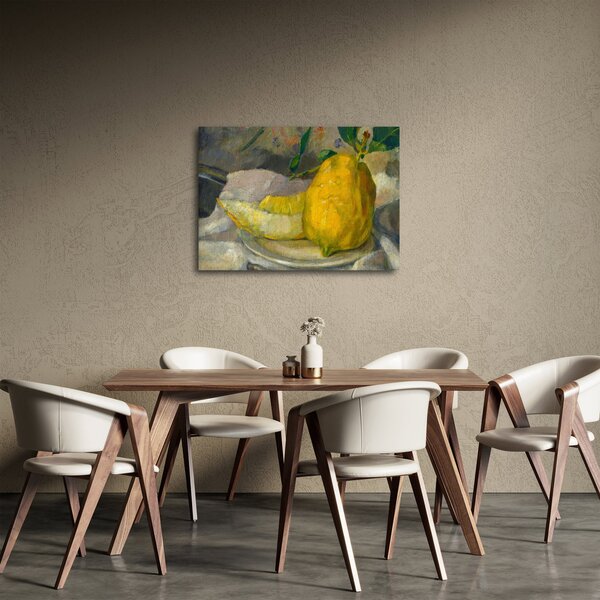 Tablou - French 19th Century, Melon and Lemon, reproducere (70x50 cm)