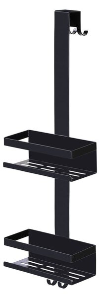 Raft pentru baie negru de agățat din oțel inoxidabil Bribano – Wenko