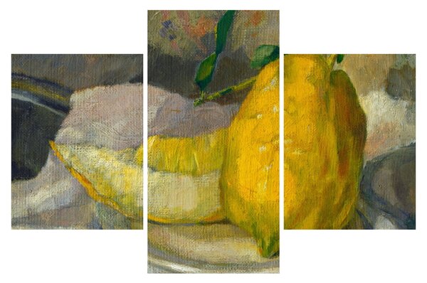 Tablou - French 19th Century, Melon and Lemon, reproducere (90x60 cm)